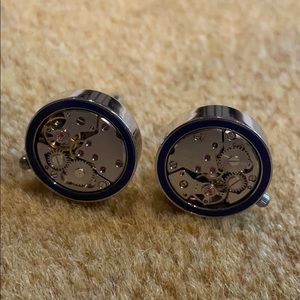 Penny Black Forty watch cuff links